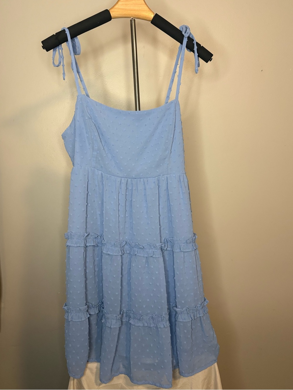 Spoiled Swiss Dot Tiered Sundress